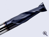 F221: Stahl-Frser, Zweischneider mit TiAlN-Beschichtung